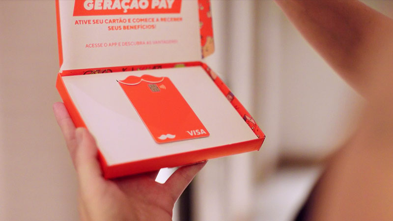 Rappi card delivered to customer.