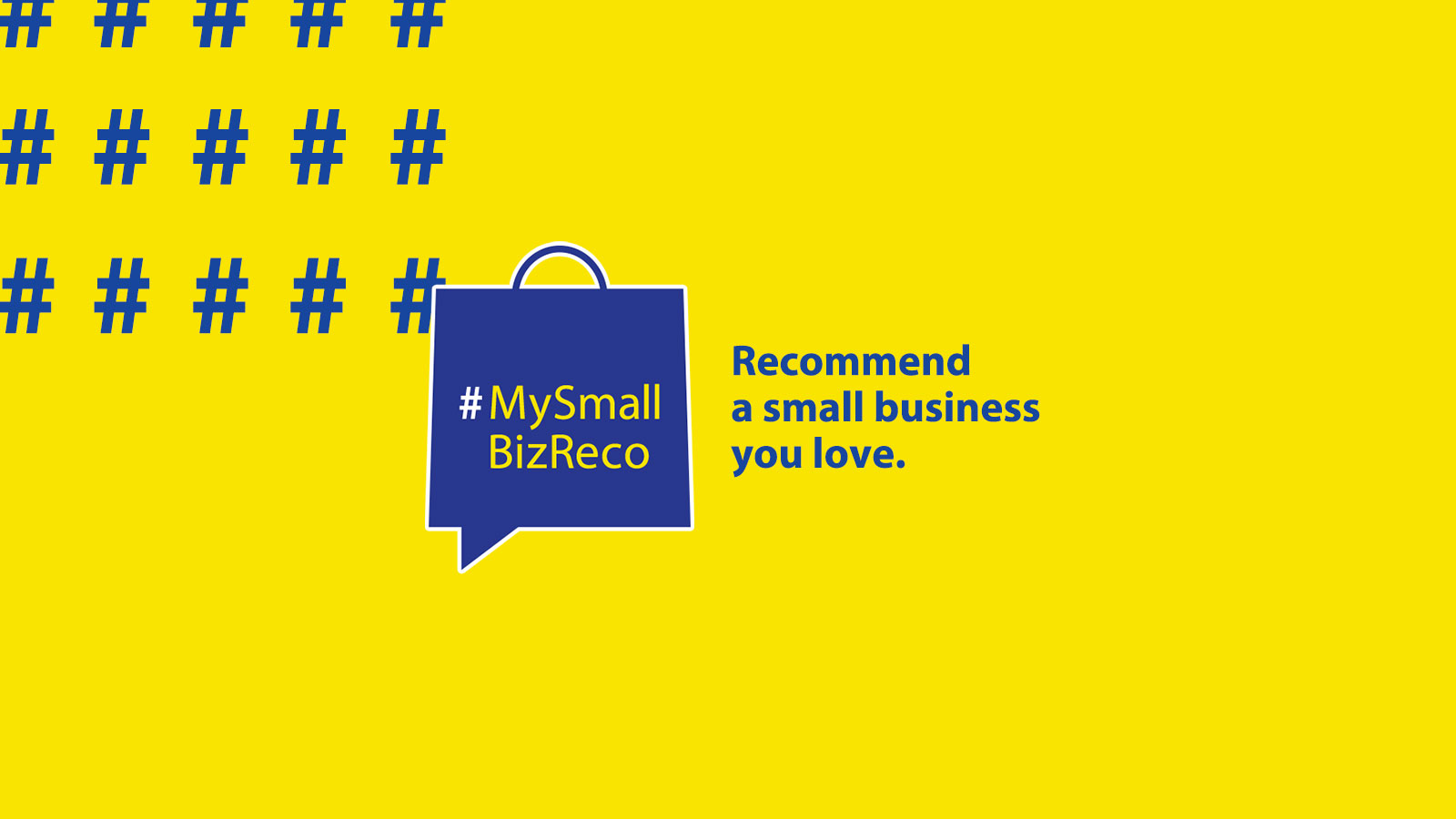 #MySmallBizReco - Recommend a small business you love.