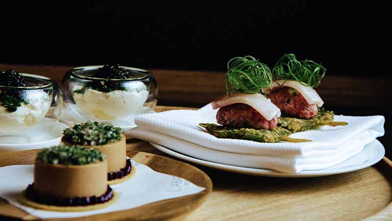 A dish from the L'Abbatoir restaurant