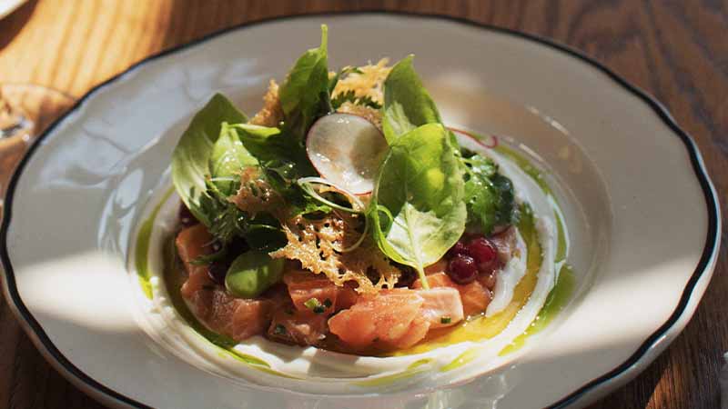 A dish from the Moccione restaurant