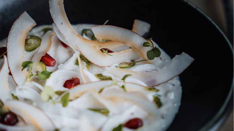 A dish from the Milpa restaurant